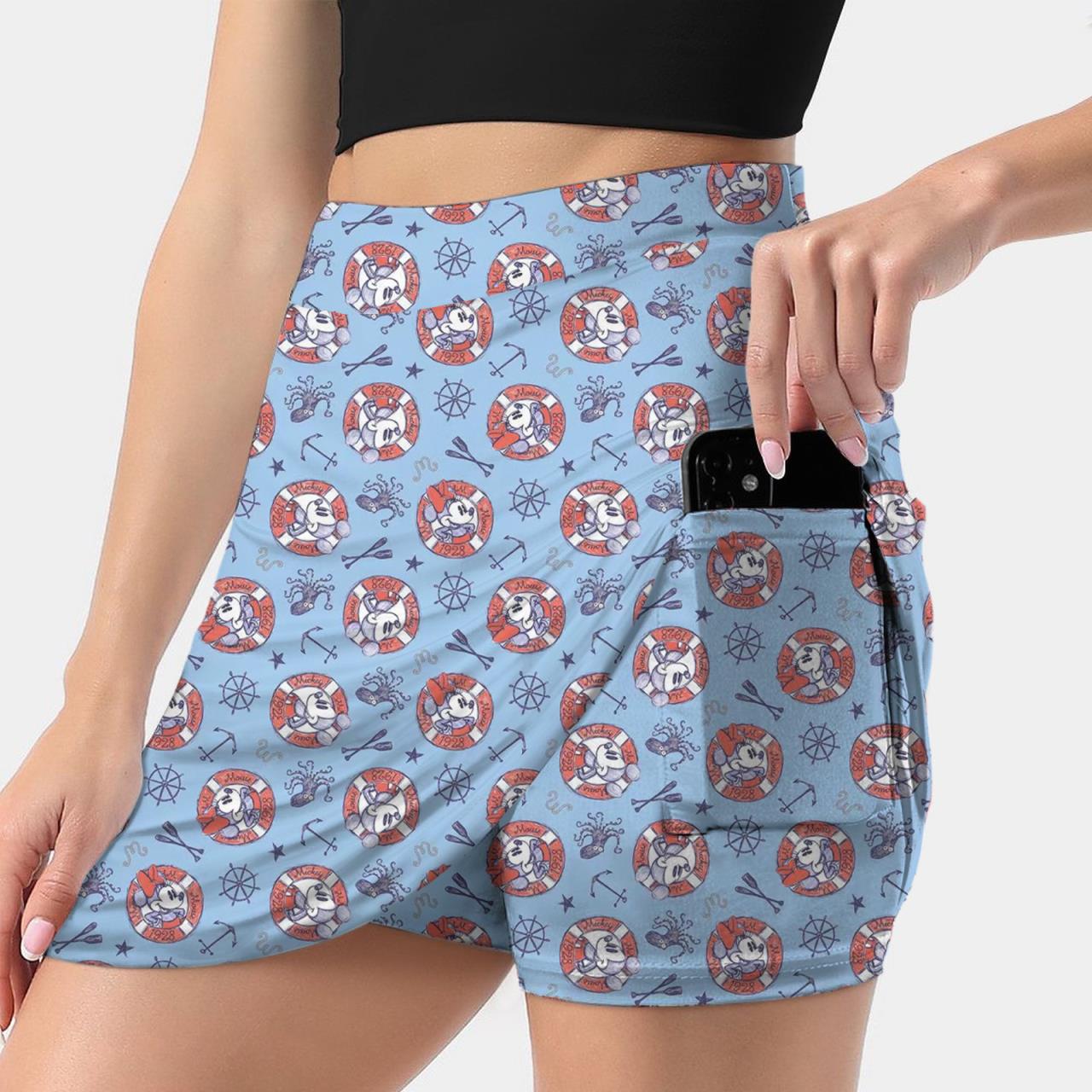 Nautical  Mouse Skort