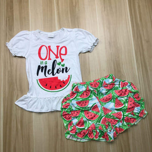One of a Melon Shirt and Short Set