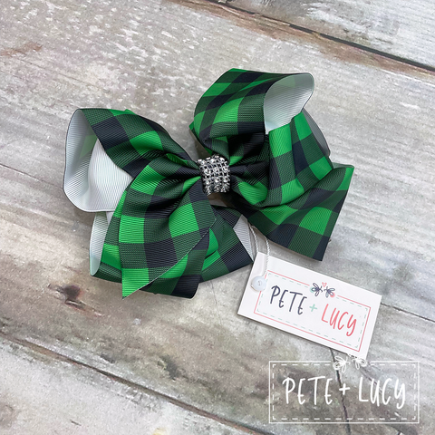 Hello Santa Hair Bow