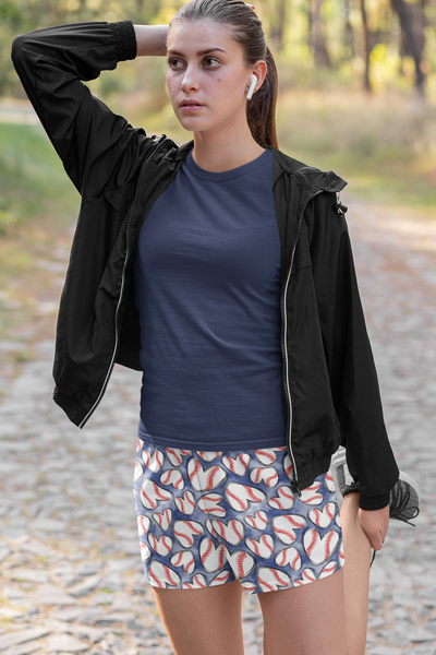 Baseball Hearts Shorts